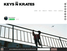 Tablet Screenshot of keysnkrates.com